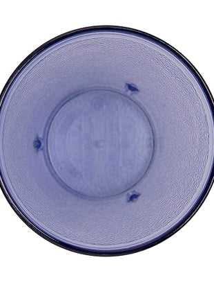 G.E.T. 6612-1-BL-EC Heavy-Duty Plastic Restaurant Tumblers, 12 Ounce, Blue (Set of 4)
