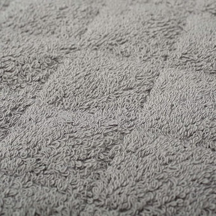 100% Cotton Kitchen Everyday Basic Terry Pot Holder Heat Resistant Coaster Potholder for Cooking and Baking Set of 5 Grey