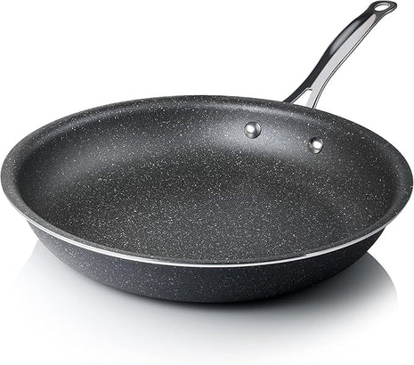 GRANITESTONE 11" Non-Stick Frying Pan with Mineral/Diamond Coating for Long Lasting Nonstick Skillet for Cooking with Stay Cool Handles, Oven/Dishwasher Safe, Non-toxic