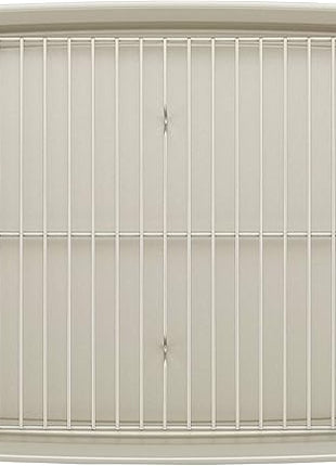 Rachael Ray Nonstick Bakeware Set without Grips, Nonstick Cookie Sheets / Baking Sheets and Cooling Rack - 2 Piece, Silver