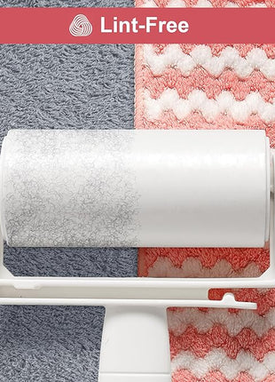 JOYMOOP 54 Packs Microfiber Cleaning Cloths, 10" x 10" Kitchen Towels – Reusable Cleaning Rags, Lint-Free, Super Absorbent Cleaning Cloths for Kitchen, Car, and Household Cleaning, Pink