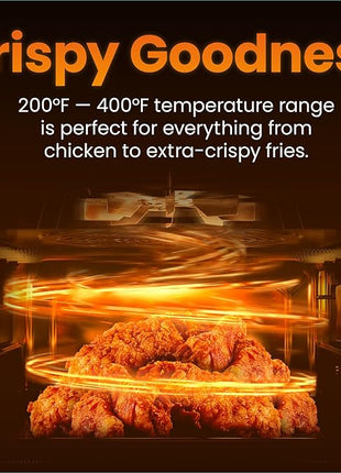 CHEFMAN 2 Qt Mini Air Fryer – Digital Space-Saving Compact Air Fryer with Nonstick and Dishwasher Safe Basket, Quick & Easy Meals in Minutes, Features Digital Timer and Shake Reminder – Black