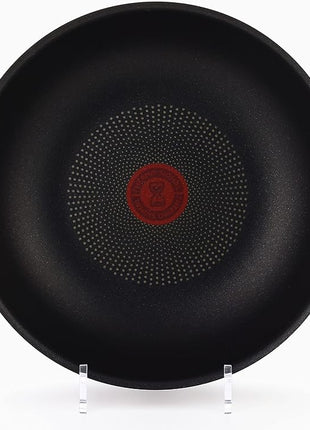 ティファール(T-fal) Tefal L43977 Ingenio Neo Vintage Bordeaux Intense Wok Pan with Removable Handle, 10.2 inches (26 cm), Deep Wok, Compatible with Gas Fire