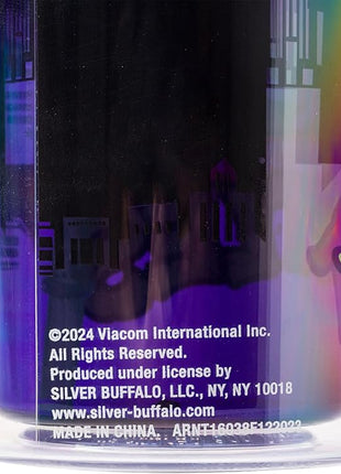 Silver Buffalo Teenage Mutant Ninja Turtles TMNT Featuring Leonardo, Raphael, Donatello, and Michelangelo Plastic Tall Cold Cup with Lid and Straw, 20 Ounces