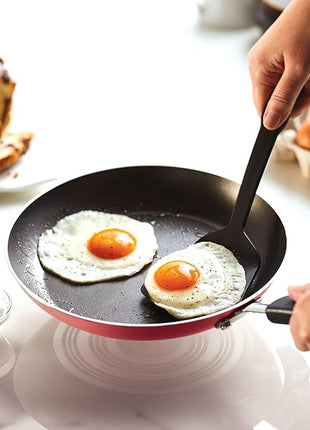 Farberware Cookstart DiamondMax Nonstick Cookware/Pots and Pans Set, Dishwasher Safe, Includes Baking Pan and Cooking Tools, 15 Piece - Red