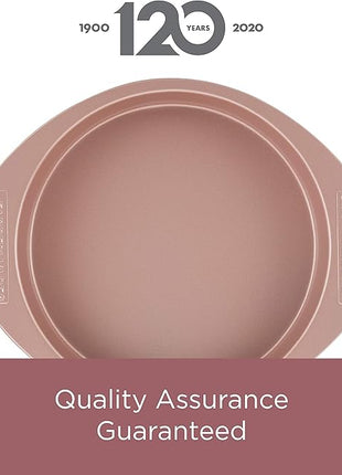 Farberware Nonstick Bakeware, Nonstick Cookie Sheet / Baking Sheet - 11 Inch x 17 Inch, Rose Gold Red