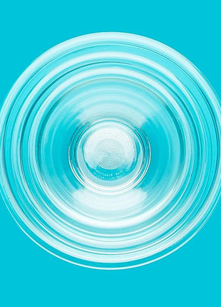 Pyrex Essentials (3-Piece) Glass Mixing Bowls Set For Prepping, Baking and Cooking, Preheated Oven, Dishwasher, Freezer, and Microwave Safe