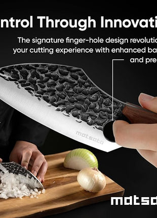 Matsato Knife Set 3-Piece Kitchen Knives, Cooking Chef Knife Set, Cleaver, Kitchen And Chef Cutting and Chopping Knives Sets Juego De Cuchillos Para Cocina