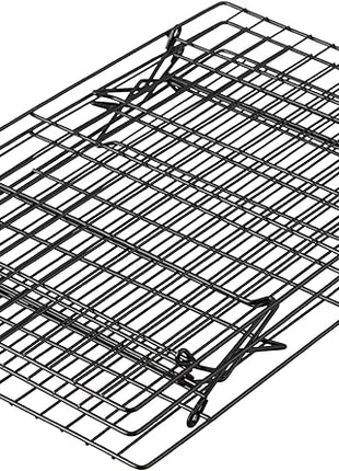 Wilton Excelle Elite 3-Tier Cooling Rack for Cookies, Cake and More - Cool Batches of Cookies, Cake Layers or Finger Foods, Black