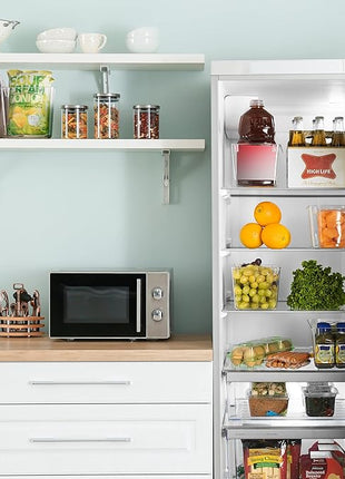 ClearSpace Clear Plastic Storage Bins – Perfect Kitchen Organization and Storage or Pantry Storage – Fridge Organizer, Pantry Organization and Clear Storage Bins, Cabinet Organizers