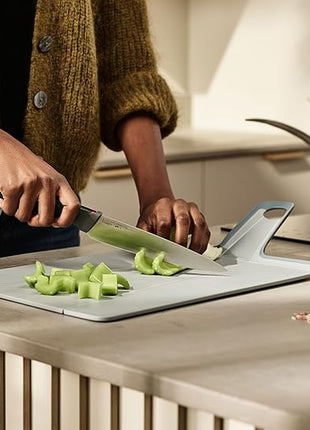 Joseph Joseph Chop2Pot Plus Folding Cutting Board (Regular) - Pale Blue Medium