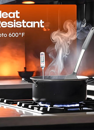 Silicone Spatula Set - Turner Spatulas Silicone Heat Resistant 600°F - Slotted & Solid Spatula for Cooking Fish, Eggs, Pancakes Flipper – Spatulas for kitchen use – Gray