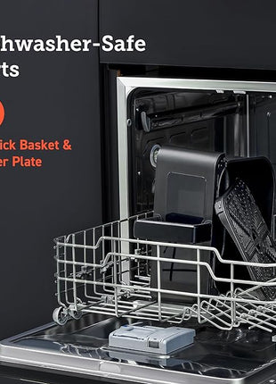 COSORI Clear Window Air Fryer, 6.5 Quart Large Compact Airfryer, 12 One-Touch Savable Custom Functions, Cookbooks and Online Recipes, Nonstick and Dishwasher-Safe