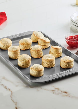 Farberware Nonstick Bakeware, Nonstick Cookie Sheet / Baking Sheet - 10 Inch x 15 Inch, Gray