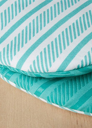 KitchenAid Albany Mini Oven Mitt 2-Pack Set, Aqua Sky, 5.5"x8"