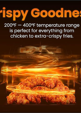 CHEFMAN 2 Qt Mini Air Fryer – Digital Space-Saving Compact Air Fryer with Nonstick and Dishwasher Safe Basket, Quick & Easy Meals in Minutes, Features Digital Timer and Shake Reminder – Red