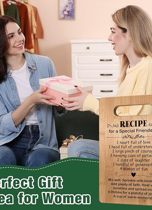 Friendship Gifts for Women Friends Birthday, Bff Gifts, Bestie Gifts for Women, Best Friend Cutting Board Gifts, Inspirational Gifts for Female Friends