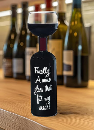 BigMouth Inc Ultimate Wine Bottle Glass, Holds Full Bottle of 750 Milliliters