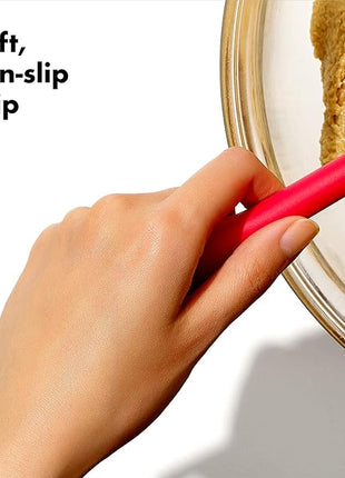 OXO Good Grips 2 Piece Silicone Spatula Set, One size, red/seltzer