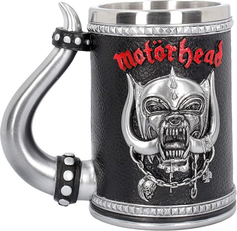 Nemesis Now Motorhead Tankard Mug 14cm Black, Resin w/Stainless Steel Insert