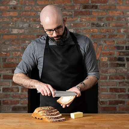 Babish High-Carbon 1.4116 German Steel Cutlery, 6.5" Santoku Kitchen Knife