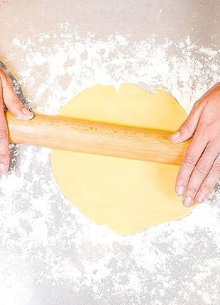 Rolling Pin for Baking Wood Rolling Pins 15.8-inch Dough Roller, Non-stick Pastry Dough Roller without Handles┃Perfect Gifts for Bakers