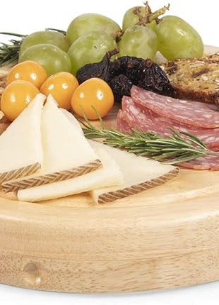 PICNIC TIME Star Wars Circo Cheese Board & Knife Set, Charcuterie Board Gift with 4 Stainless Steel Tools, Wooden Cutting Board for Cheese, Meat & Crackers, Housewarming (Parawood)