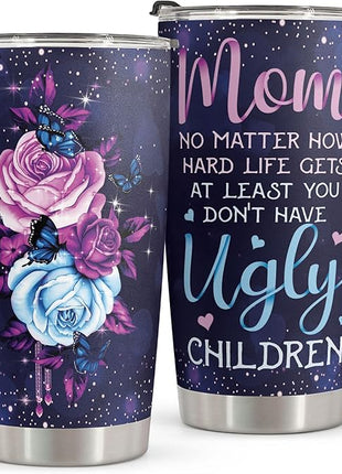 Macorner Mothers Day Gifts for Mom - Stainless Steel Tumbler 20oz For Women - Birthday for Wife Grandma Nana From Daughter Son Kid