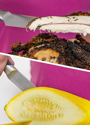 Slitzer Germany 7-Piece Chef's Knife Set, Ergonomically Designed, Professional Grade Chef Knives, Great addition to any kitchen