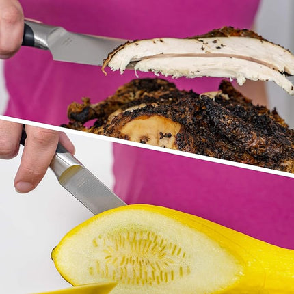 Slitzer Germany 7-Piece Chef's Knife Set, Ergonomically Designed, Professional Grade Chef Knives, Great addition to any kitchen
