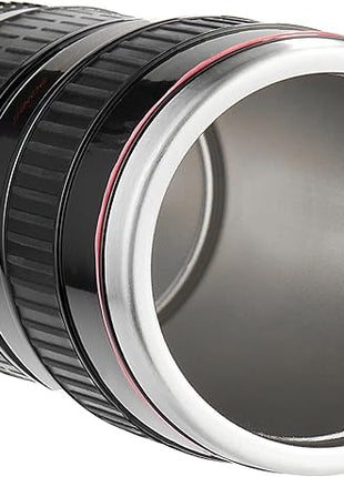 Camera Lens Coffee Mug with Slider Lid - Perfect Photographer Gifts for Men and Women, Unique Gifts for Photography Enthusiasts and Shutterbug Friends!