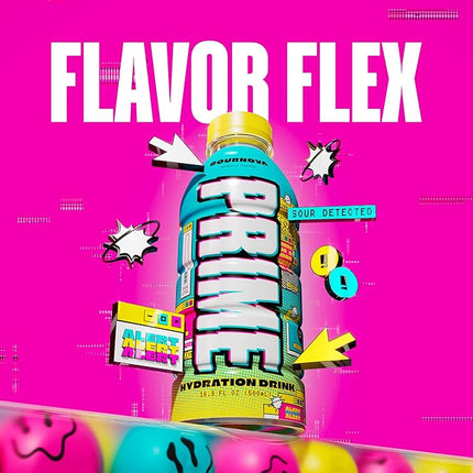 PRIME Hydration SOURNOVA, Sports Drinks, Electrolyte Enhanced for Replenishing Fluids, 250mg BCAAs, B Vitamins, Antioxidants, Low Sugar, 16.9 Fl Oz, 12 Pack