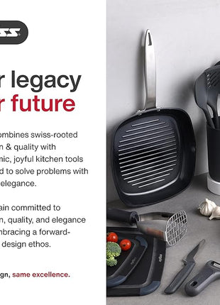 Zyliss Utility Knife with Sheath Cover - Precision Knife for Cutting & Slicing - Paring Knife for Meat, Fruits & Vegetables - Culinary Kitchen Knife - 5.5" Carbon Stainless Steel Blade - Purple