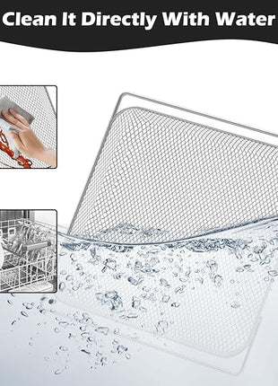 Air Fryer Oven Basket, Original Replacement Baking Trays for NINJA SP300 SP301 SP351 Foodi Digital Air Fryer Oven, Mesh Basket, Ideal Accessories (for SP300 / SP301 Series)