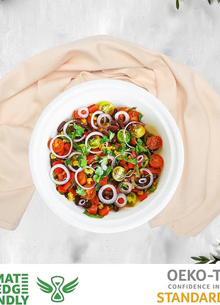 Urban Villa Kitchen Towels Solid Beige Towels Set of 6 20" X30” 100% Cotton Highly Absorbent Quick Drying Dish Cloths & Dish Towels Thanksgiving Fall Tea Towels with Hanging Loop Towels