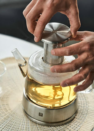 Zwilling Sorrento Teapot 39500-142 Glass Pot with Warmer