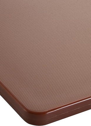 Winco Cutting Board, 12 by 18 by 1/2-Inch, Brown