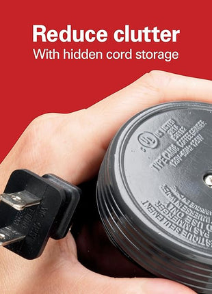 Hamilton Beach Fresh Grind Electric Coffee Grinder for Beans, Spices and More, Stainless Steel Blades, Removable Chamber, Makes up to 12 Cups, Black