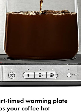 OXO Brew 8-Cup Coffee Maker with Podless Single-Serve Function and Glass Carafe - SCA Certified