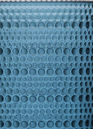 Fortessa Jupiter Beaded Hobnail Glass, 13 Ounce Iced Beverage (Set of 6), Cornflower Blue