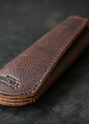 Leather Cast Iron Skillet Pan Handle Cover (Long 5.75")