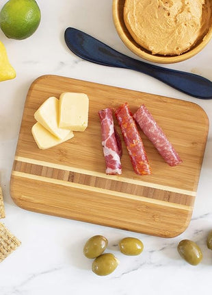 Totally Bamboo Barbados Bamboo Wood Cutting Board, 9" x 6.5"
