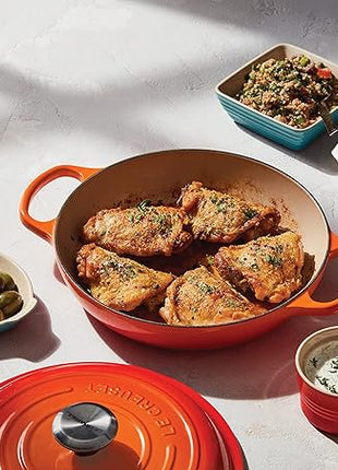 Le Creuset Enameled Cast Iron Signature Braiser, 2.25 qt., Flame