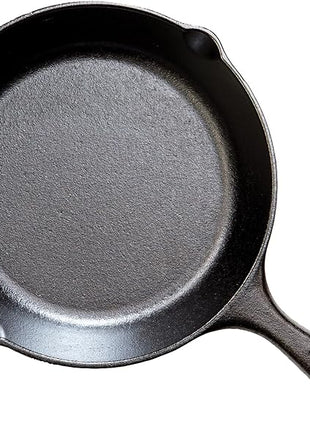 Lodge Wildlife Series-8" Cast Iron Skillet with Duck Scene, 8", Black