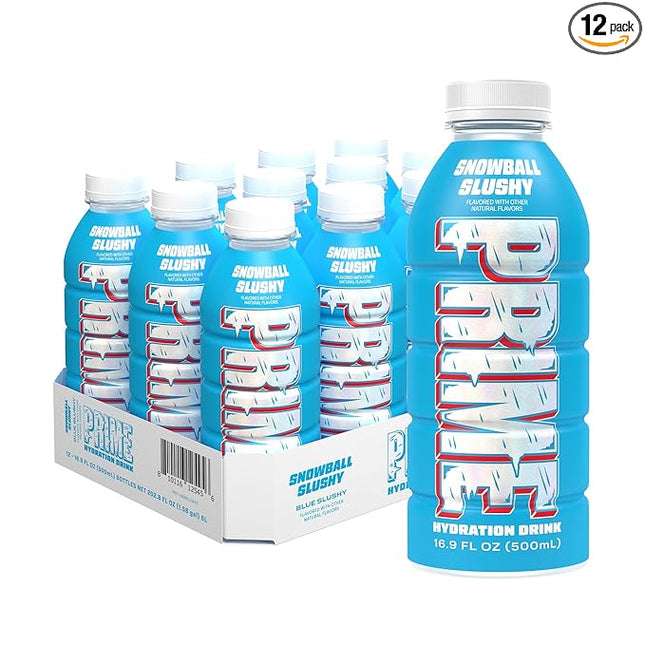 PRIME Hydration, Sports Drinks, Electrolyte Enhanced for Replenishing Fluids, 250mg BCAAs, B Vitamins, Antioxidants, Low Sugar, 16.9 Fl Oz, 12 Pack