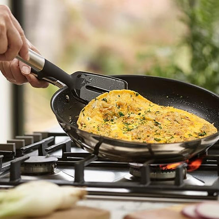 Joseph Joseph Elevate Silicone Slotted Turner with Integrated Tool Rest, One Size, Stainless Steel