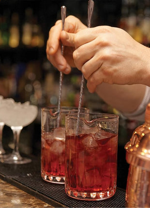 HIC Kitchen Bar Cocktail Mixing Spoon, 18/8 Stainless Steel, 12-Inches