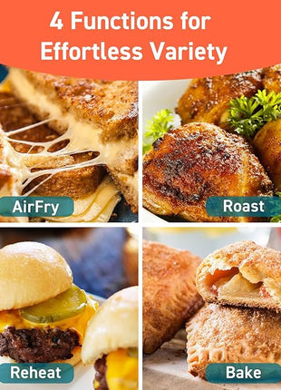 COSORI Air Fryer 2.1 Qt, 4-in-1 Small Mini Airfryer, Bake, Roast, Reheat, 97% Less Oil, Compact & Quiet, Nonstick & Dishwasher Safe Basket, 30 In-App Recipes with Nutrition Facts, Auto-Shut Off, Red