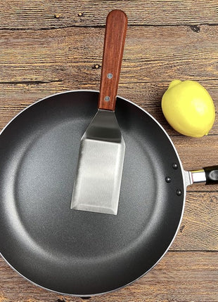 Metal Spatula for Cast Iron Skillet Grill Stainless Steel Spatula for Burger, Fish Turner Griddle Spatula, Spachulas Egg Flipper, Flat Top Metal Spatula for Cooking BBQ