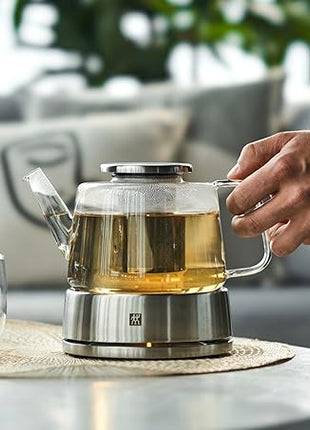 Zwilling Sorrento Teapot 39500-142 Glass Pot with Warmer